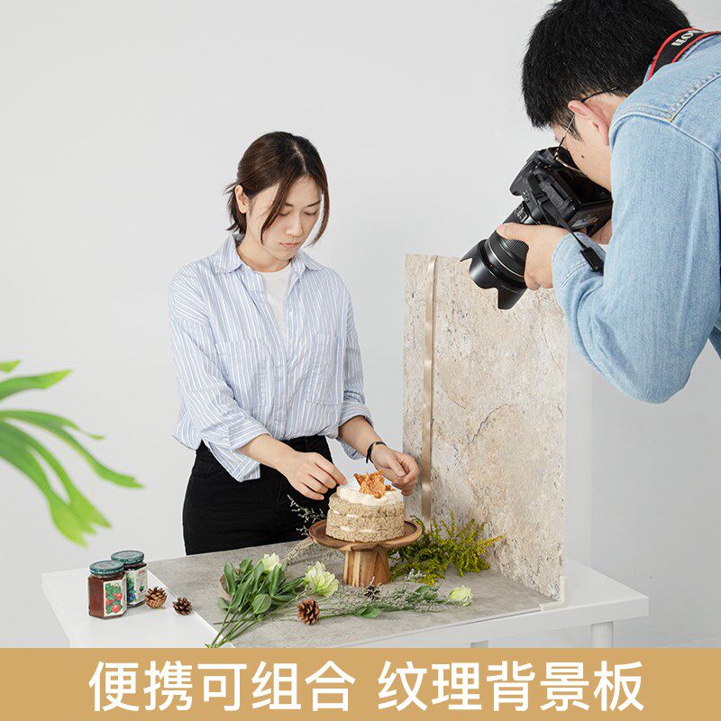 木纹摄影道具背景板拍照背景木板拍摄饰品底板风美食食品甜品烘焙