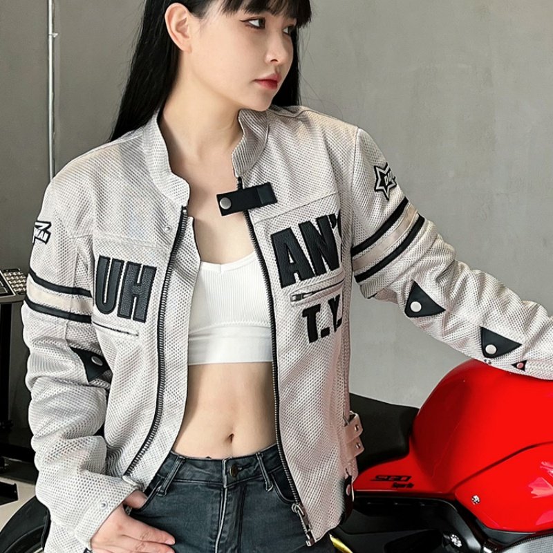 夏季男摩车网眼透气夏天车网衣拆袖护袖杜汉