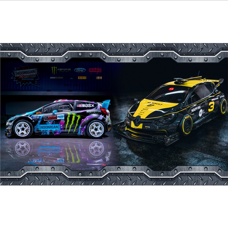 3D个性汽车破墙壁纸名车美容 改装4S店维修背景墙工业风网咖壁画