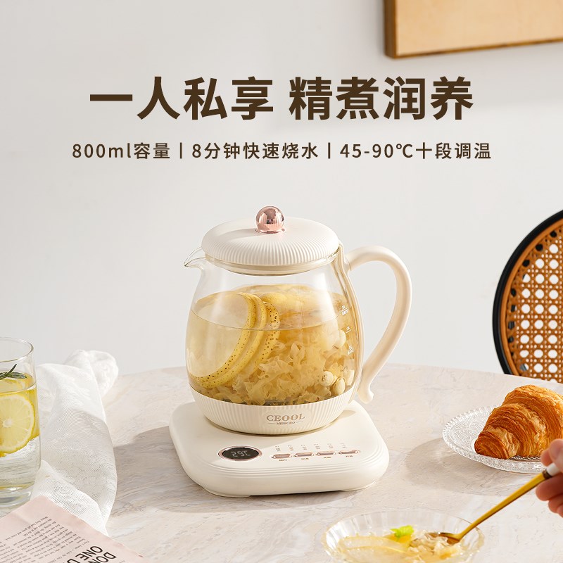 九邑养生壶静音迷你养生壶煮茶办公室一全杯