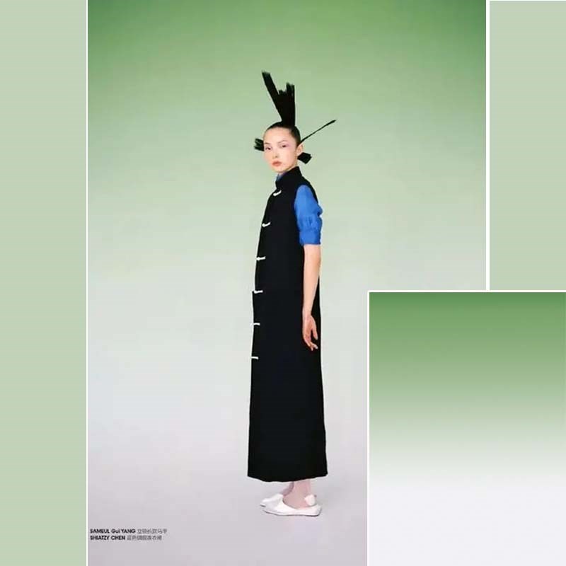 绿色单色渐变背景布影楼艺术照背景纸淘宝服饰绿色拍照端背景纸