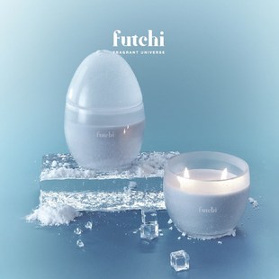 futchi福气水l晶玻璃系列彩蛋香薰蜡烛礼盒生日礼物高级香氛摆件