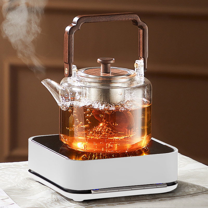 钢琴家电陶炉按键式小型煮茶器养生壶智能静音蒸黑茶普洱通用