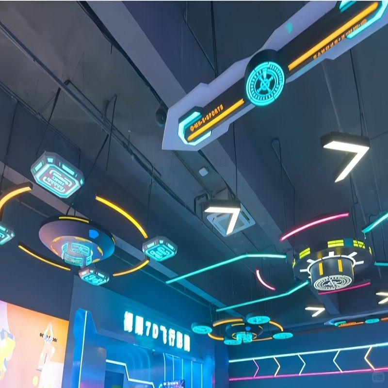 电玩城模块灯儿童乐园游乐场娱乐场酒店电竞房卡丁车俱乐部灯