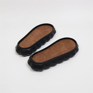 钩鞋专用鞋底编织冰条线拖鞋底保暖七彩e小码冬季2新款勾鞋