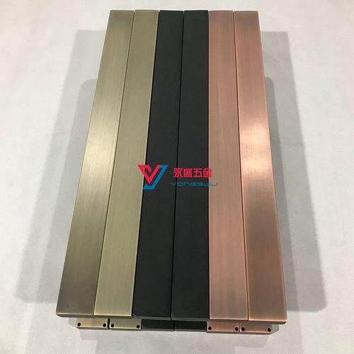 加厚玻璃门把手 黑色酒店T木门大门拉手定制古铜拉手