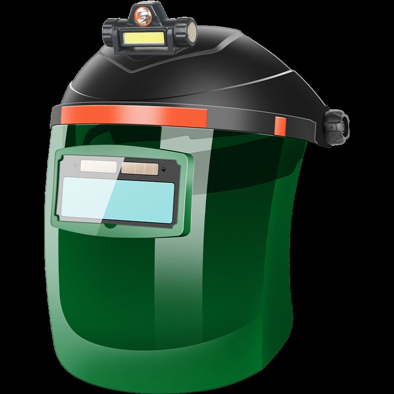 电焊防护面罩自动变光头戴全脸面具轻便氩弧烧焊工专用眼镜电焊帽