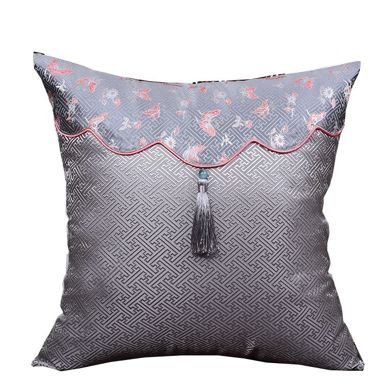 抱枕沙发流苏中式古典靠垫办公室腰枕床上靠背汽车护腰靠垫抱枕