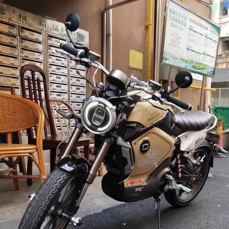 速珂摩车 改装车倒车后视镜电镀
