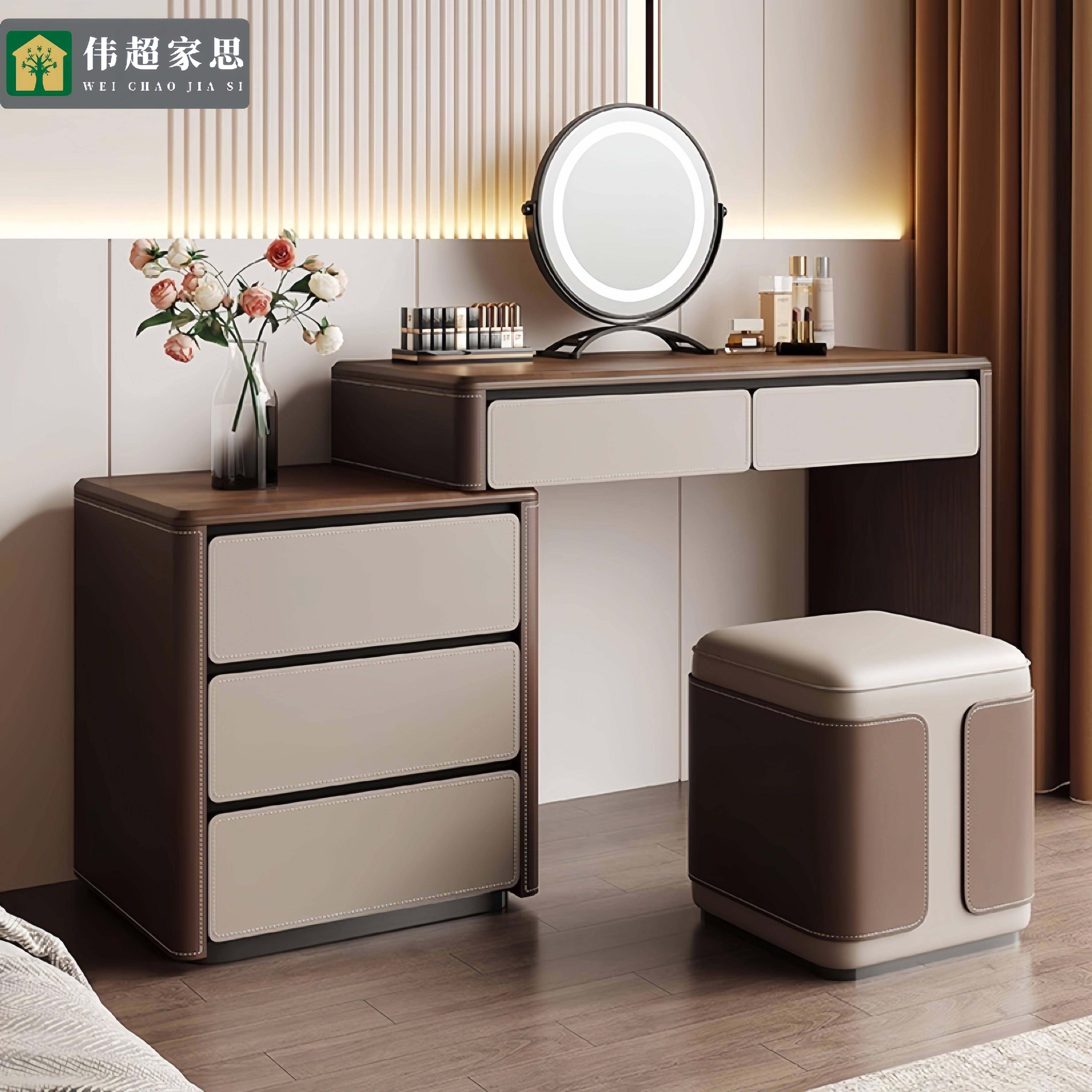 新中式化妆台单桌子高级感覆古化妆台中古风化妆桌床头柜书桌一体,住宅家具,梳妆台/桌,淘宝优惠券,粉丝福利购,淘宝优惠卷