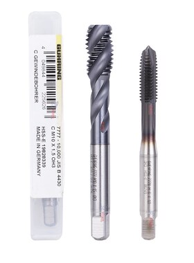 德国进口钴领7777/8含钴螺旋丝锥M2345610镀钴不锈钢铸铁先端丝攻