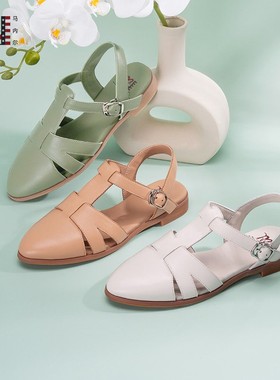 里外全羊皮【原439】【超能小太阳】MARTNIEL马内尔凉鞋夏G48101