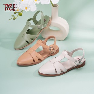 里外全羊皮【原439】【超能小太阳】MARTNIEL马内尔凉鞋夏G48101