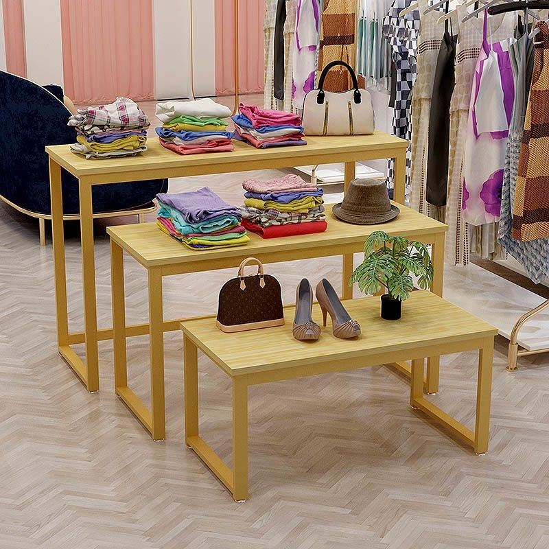 服装店展示架流水台商场展示架展示台包包鞋架花店橱窗中岛架货架