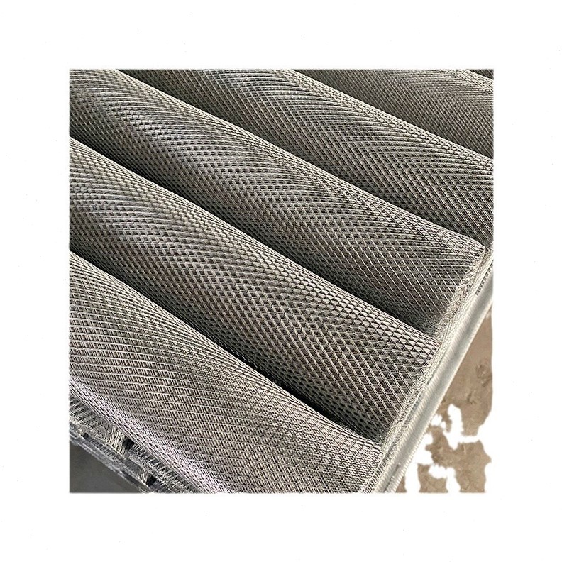 钢板网菱形拉伸不锈钢网片 建筑装饰扩张网 脚踏称重铁丝网钢笆片