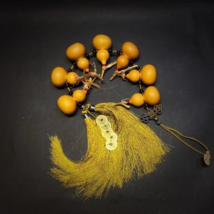 饰帘葫芦挂件文玩真葫芦门口挂饰家居鎮宅招 天然小葫芦串h门帘装