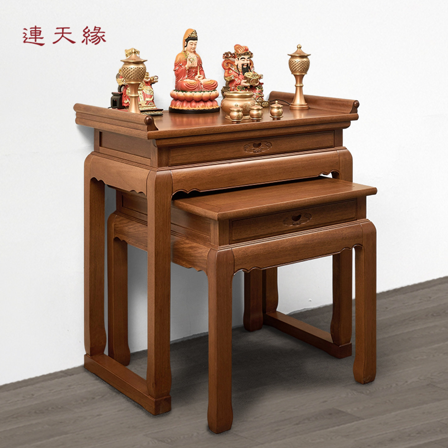 财神桌简约现代新中式供桌香案家用关公贡台桌实木佛龛神龛供佛台
