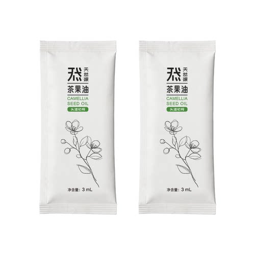 天然源有机一级山茶籽油3ml*2袋