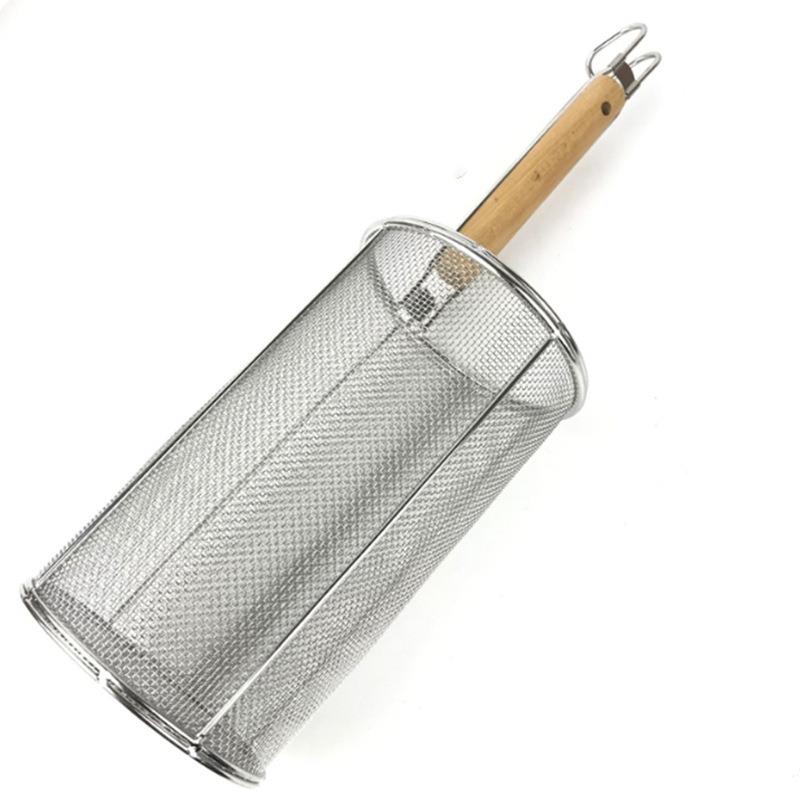 加高粉篱漏勺麻辣烫米线漏面条不锈钢粉篱冲孔酸辣粉漏网米粉漏勺