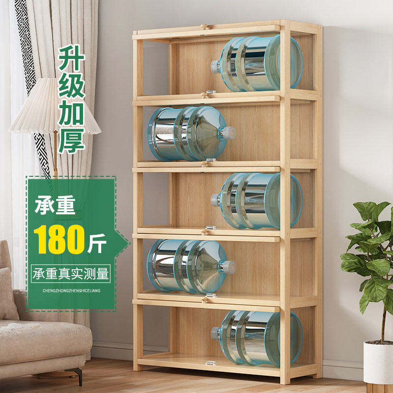 实木松木展示柜亚克力防尘家用客厅透明书架落地置物架办公室书柜,住宅家具,家用陈列柜,淘宝优惠券,粉丝福利购,淘宝优惠卷