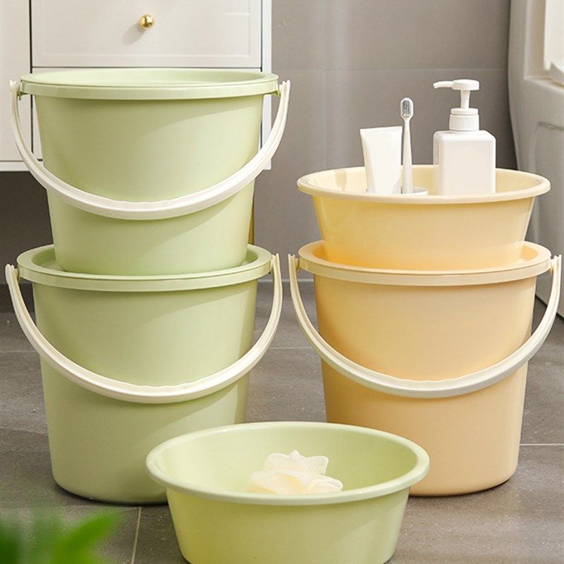 水桶加厚塑料带盖手提储水桶学生宿舍用洗澡洗漱家用洗衣桶盆套装,家庭/个人清洁工具,水桶,淘宝优惠券,粉丝福利购,淘宝优惠卷