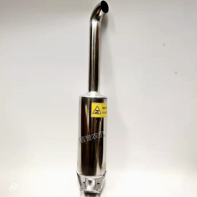 铲车不锈钢排气管小型装载机消音器490柴油机改装车排烟管带软接