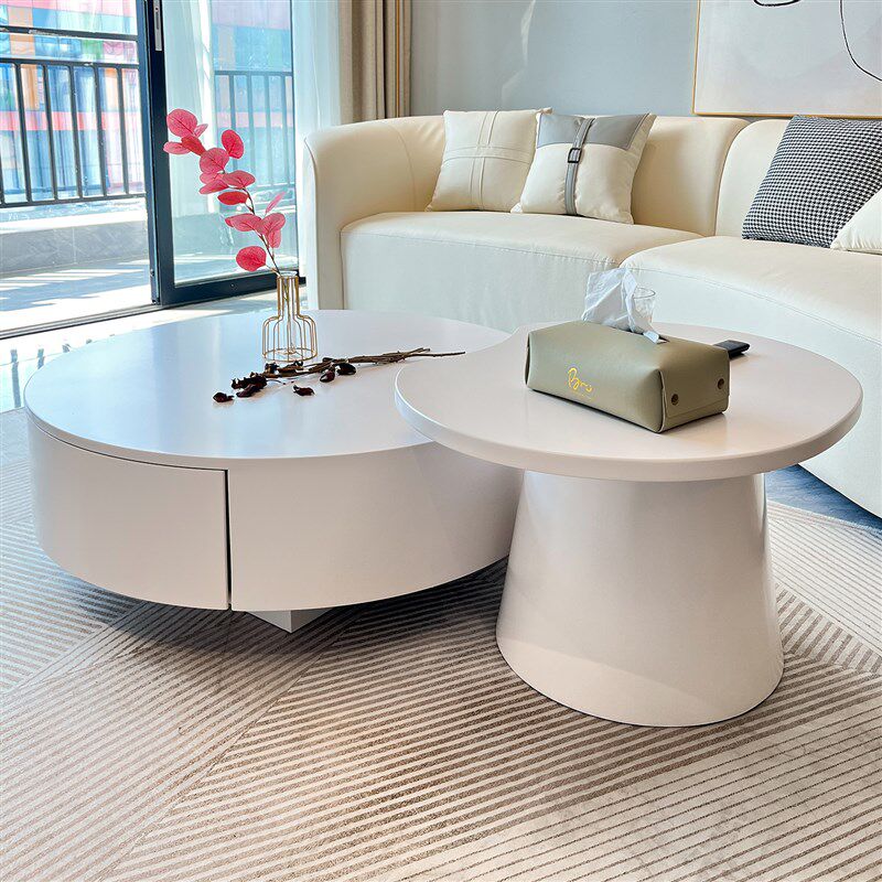 轻奢高款落地茶几电视柜组合简约现代小户型客厅实木卧室地柜白色,住宅家具,电视柜,淘宝优惠券,粉丝福利购,淘宝优惠卷