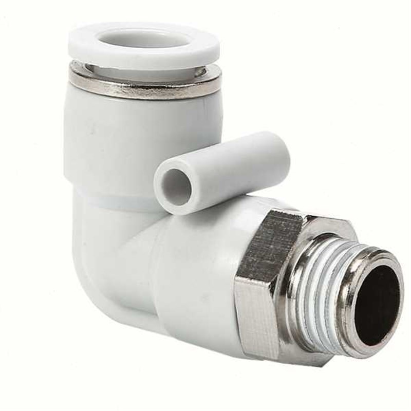 气动快速接头PC螺纹直通PCF内螺纹PL弯头PB外丝气管软管快插接头