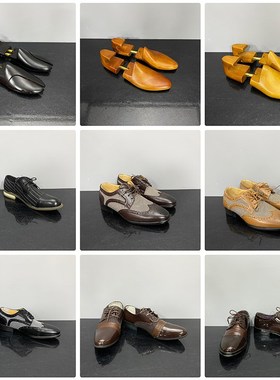 样板房衣帽间衣柜鞋子道具摆件男士皮鞋玄关休闲鞋摆.设展厅陈列