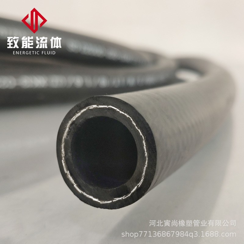 加油机管耐油钢丝软管柴油汽油管耐高温耐寒胶管呆接活接高压油管