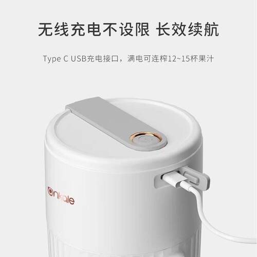 ankale AJL-G0301榨汁机便携式水果杯电动做果汁机家用碎冰榨汁杯