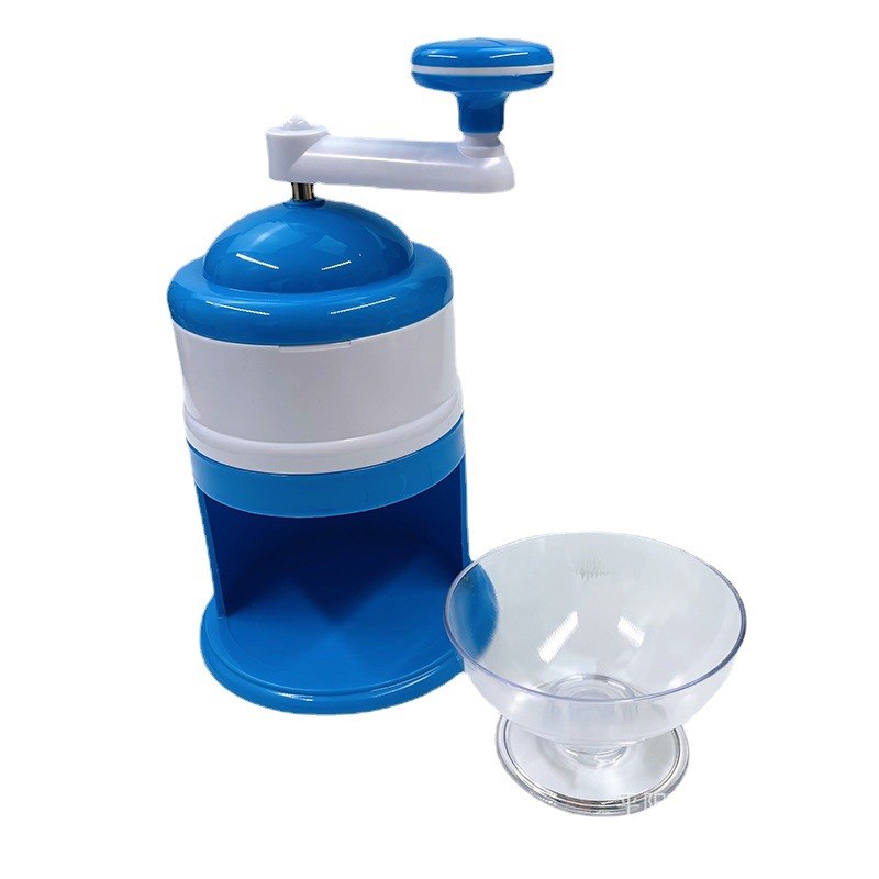 手摇碎冰机绵绵冰机刨冰机手动家用小型冰沙机迷你爆雹冰机破冰器