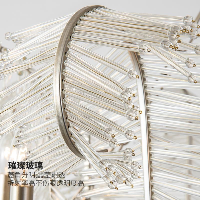 美式吊灯客厅灯餐厅轻奢法式卧室创意设计高档大气别墅复式楼灯具