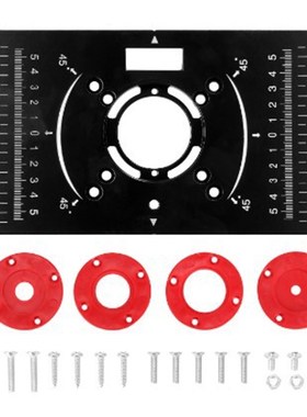 木工修边机倒装板黑色款