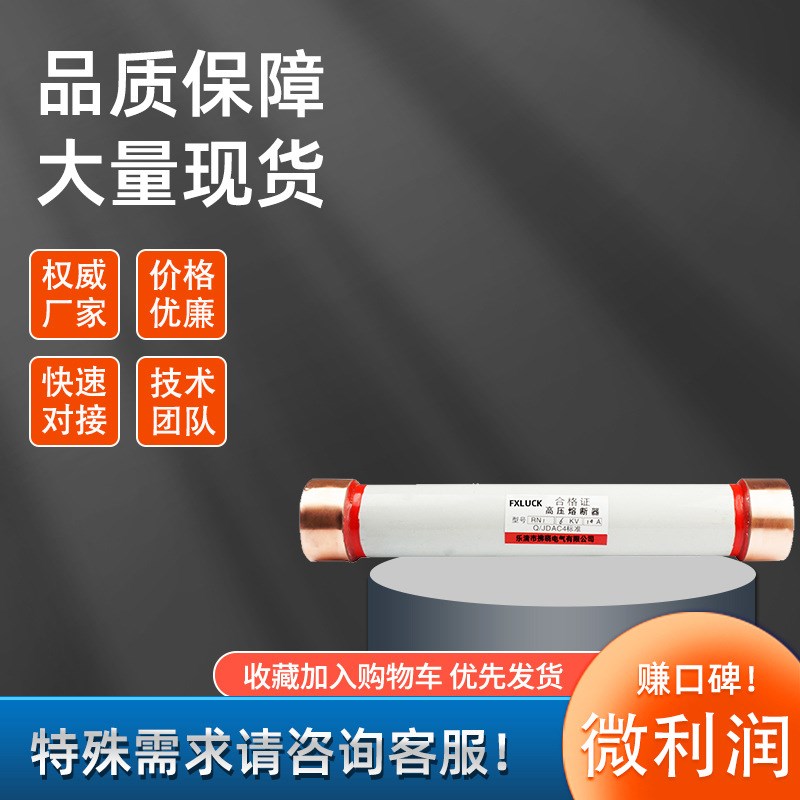 RN1/RN2/RN3RN4户内高压限流熔断器10KV陶瓷保险管0.5-30A75A200A