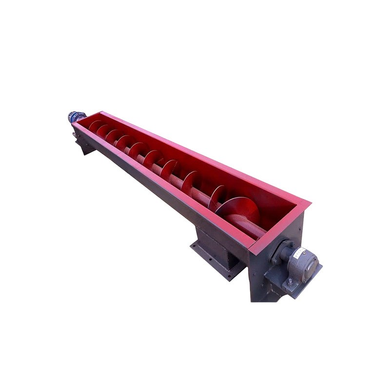 U型螺旋输送机无轴绞龙污泥输送机管式螺旋上料机厂家直销