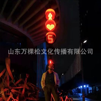 交通标志信号灯红绿灯指示牌美陈摆件景区游乐设施户外拍摄道具