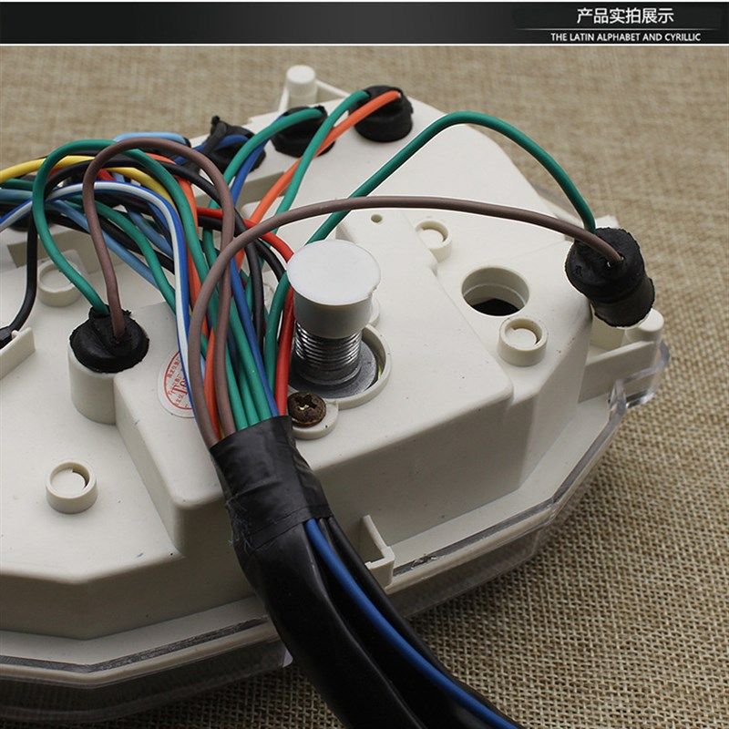 大阳100仪表盘总成弯梁摩托车 DY110码表 迈速咪表油表转速里程表