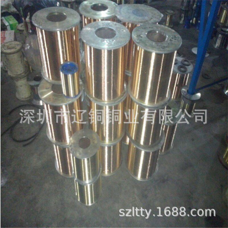 打弹簧专用磷青铜丝0.3 0.4 0.5 0.6mm镀锡磷铜线C5191W-H