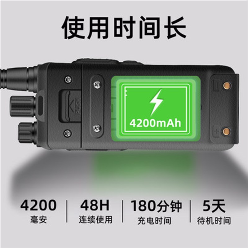 宝锋BF-1904大功率对讲机12W民用无线电通讯设备工地物业酒店手台