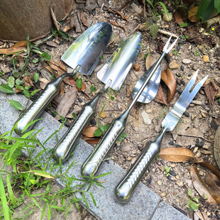 不锈钢糖果种花赶海工具小铲子冰铲种菜养花园艺铁铲花铲种植挖土