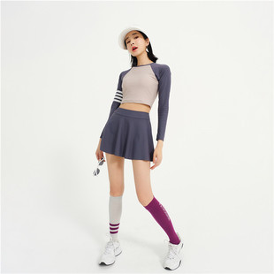 運(yùn)動(dòng)長(zhǎng)袖 蘇拉娜公b主三件套分體泳衣女保守顯瘦遮肚裙式 泡溫泉泳