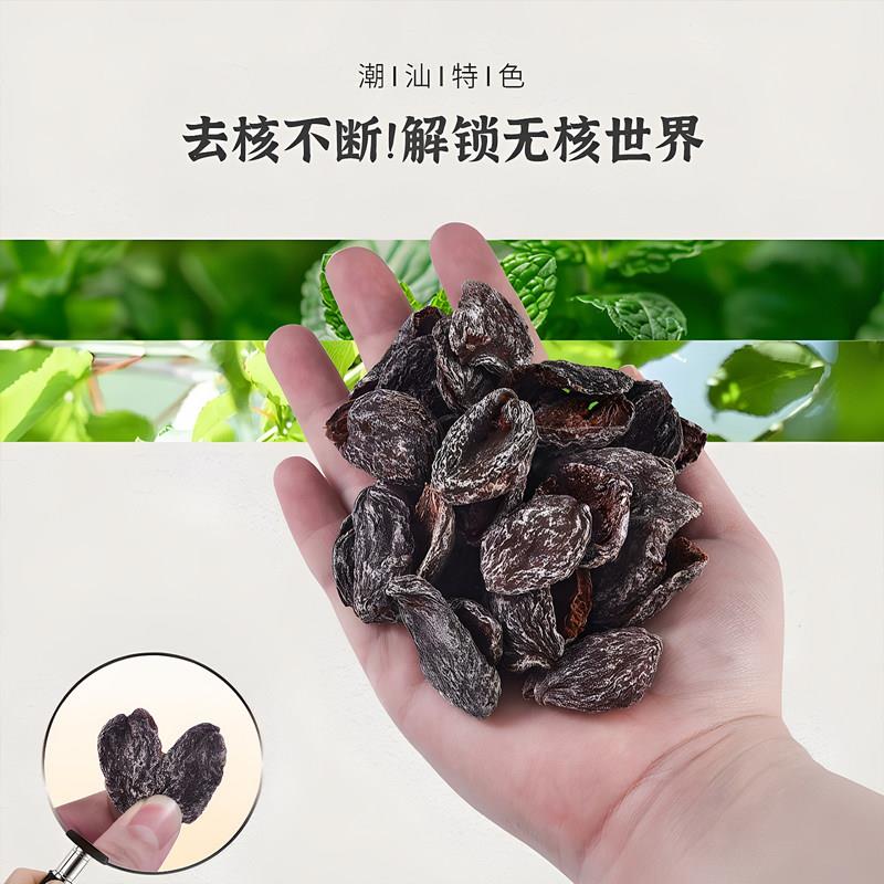 【潮汕风味】零食符号劲凉梅肉皇怀旧梅肉果脯蜜饯解馋九制小零食
