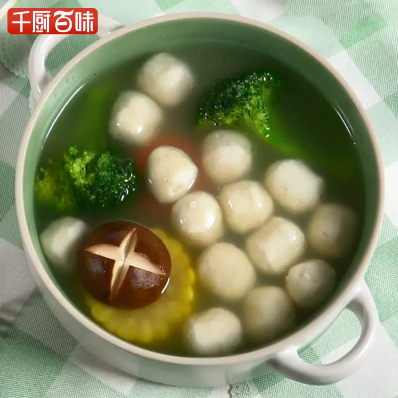 新品安井包心鱼丸5斤麻辣烫豆捞关东煮火锅食材串串冷冻丸子炸串