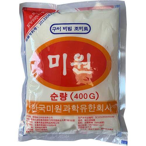 韩国味元味精烧烤凉拌调味精400克 全国限地区9.9包邮
