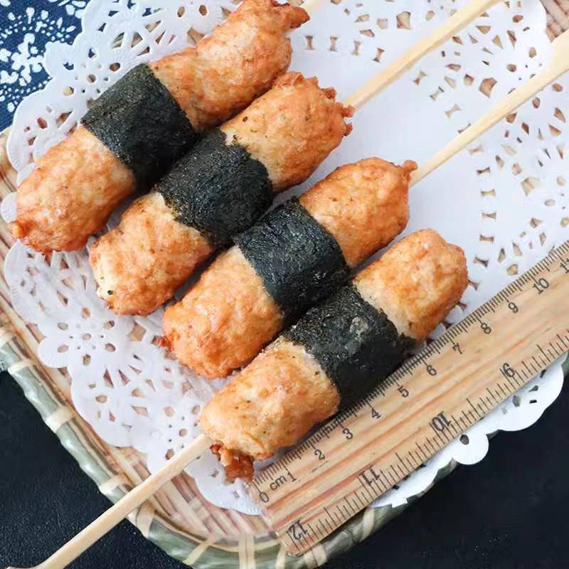新品尽美海苔鸡肉棒商用半成品便利店关东煮火锅食材日式烧烤串烧