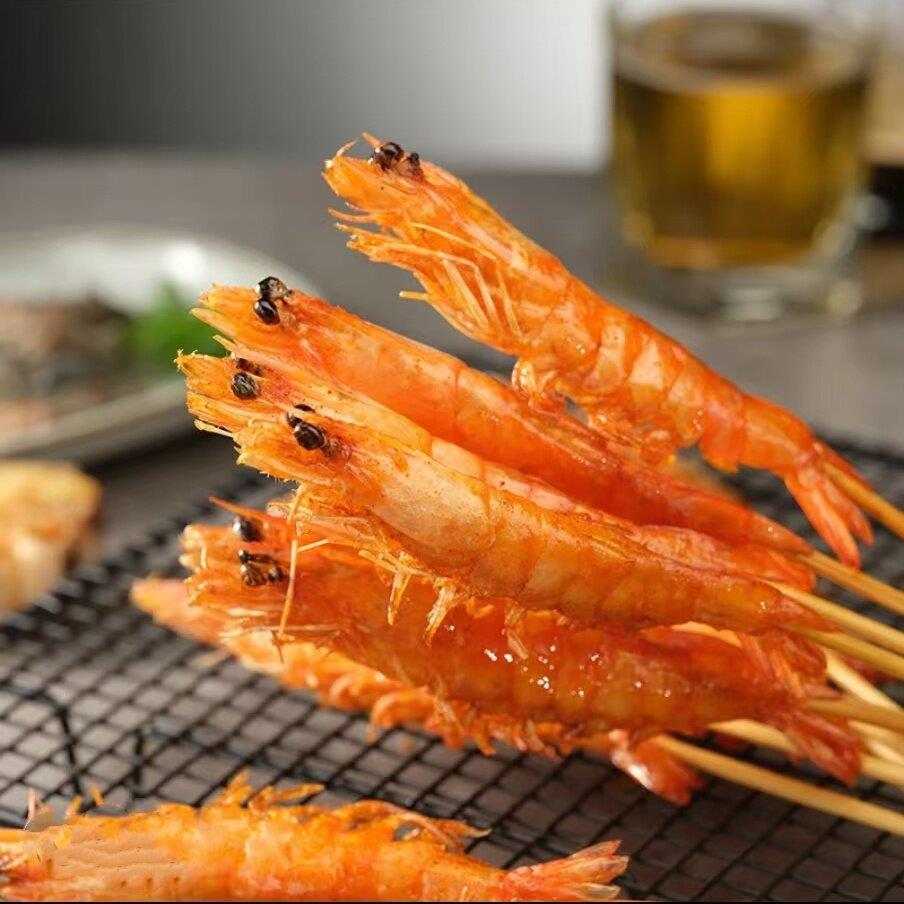 新品红虾小串商用1000串烧烤油炸手把小串虾火锅麻辣烫冷冻半成品