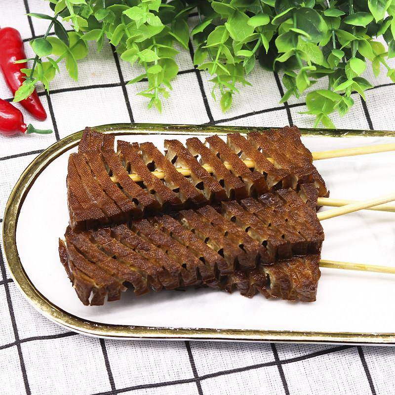 新品湘其玉鲜卤香干20串商用豆腐干烧烤麻辣烫油炸素鸡串卤味兰花