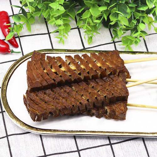 新品湘其玉鲜卤香干20串商用豆腐干烧烤麻辣烫油炸素鸡串卤味兰花