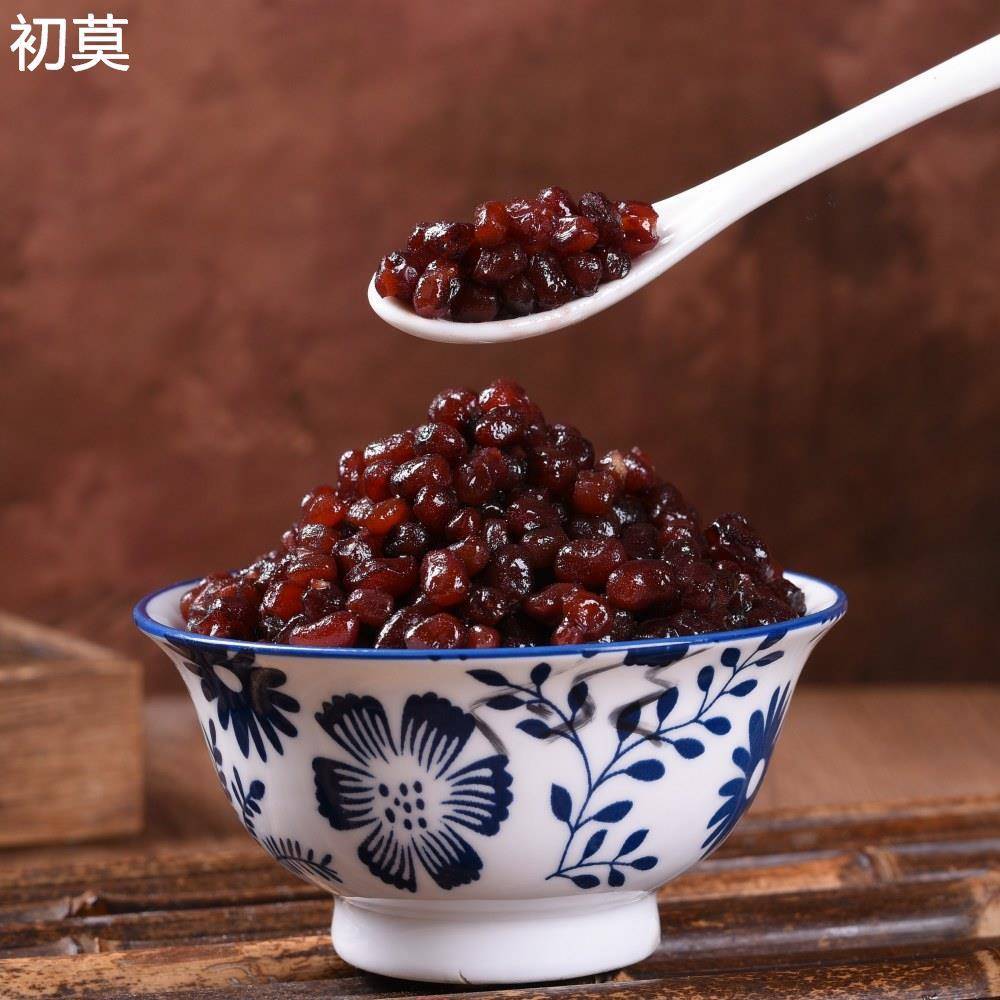 蜜豆多彩豆即食糖纳红小豆蜜红豆沙馅红豆馅奶茶店专用烘焙